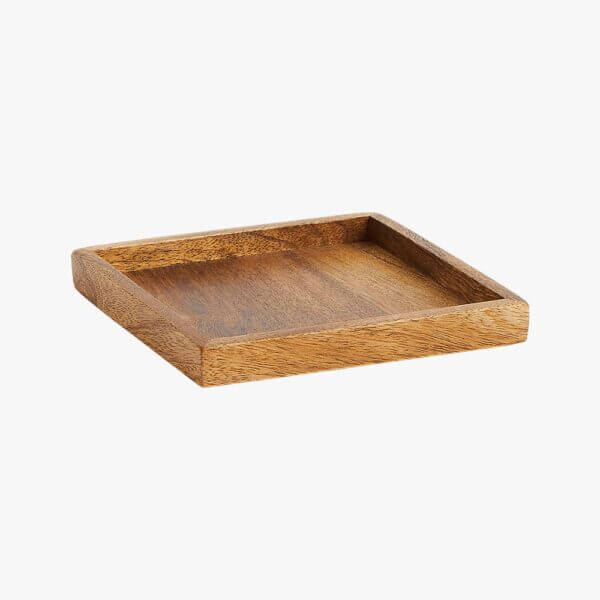 Square Wooden Serving Tray